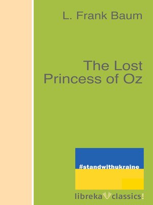cover image of The Lost Princess of Oz